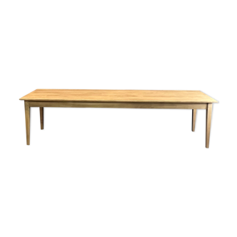 Table de ferme pieds fuseaux (300 cm x 90 cm)