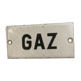 Plaque émaillée d’utilité
