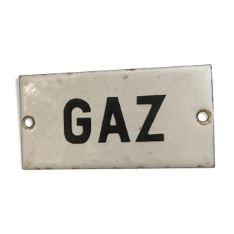 Plaque émaillée d’utilité