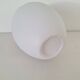 White porcelain egg vase