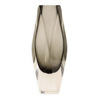 Murano sommerso vase Flavio Poli 60s