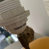 François pebble brown lamp
