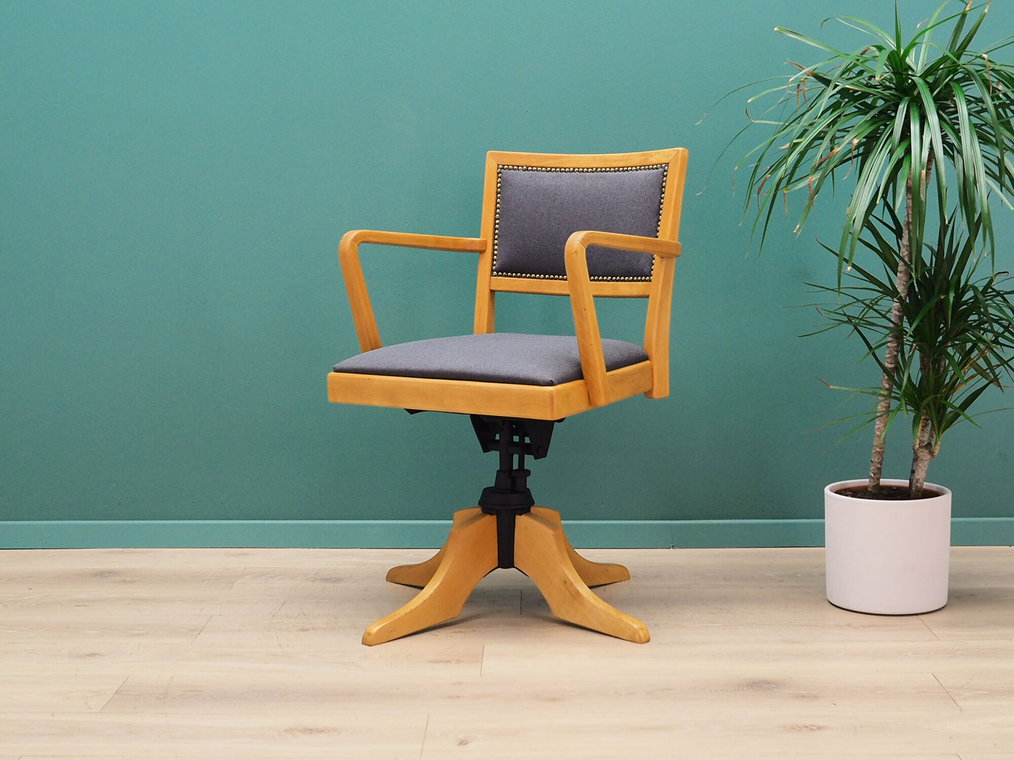 Armchair gray, Danish design, 60, manufacturer: Ehapa