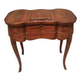 Louis XV style hairdresser forming a birthing table.