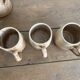 Vintage complete stoneware service – 6 mugs & jug Vallauris