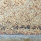 Coffee table herbarium décor Roger Capron Vallauris