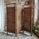 Vintage rattan and wicker room divider