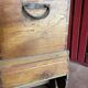 19th century merchant's chest on wheels, Indénosie, Madura island