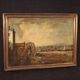 Italian seascape painting oil on canvas