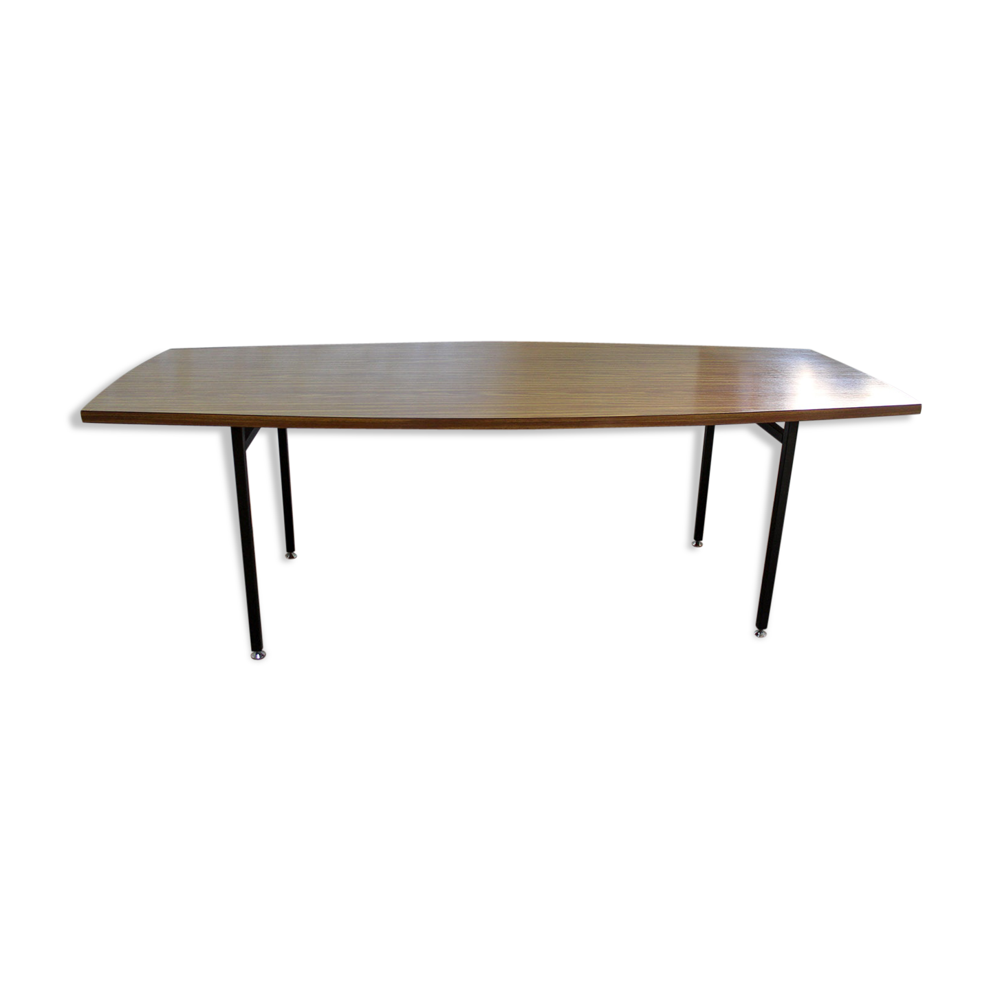 Grande table ovale vintage années 60