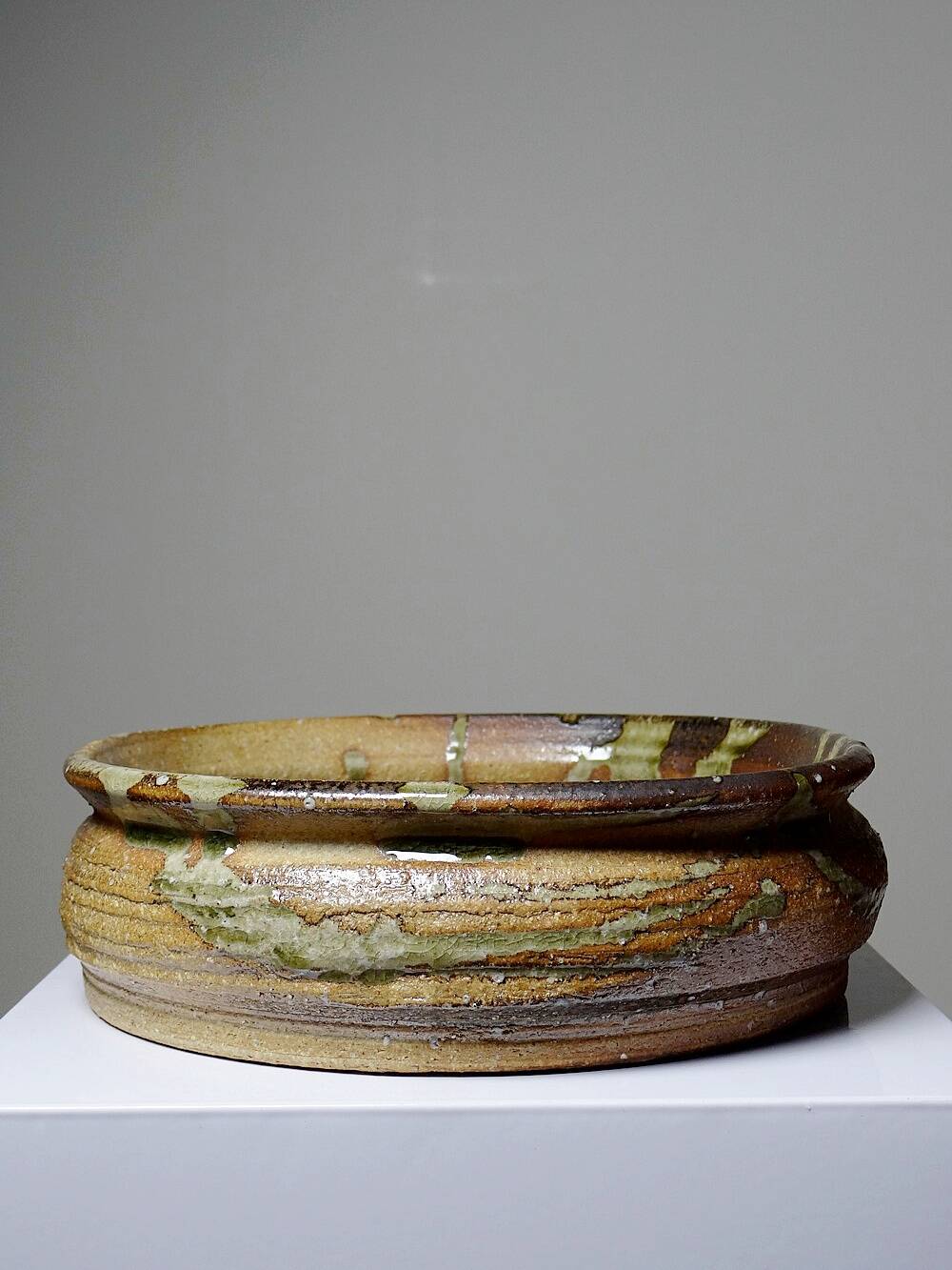 Vintage/Antique Brutalist Japanese Iga Art Ceramic Bowl