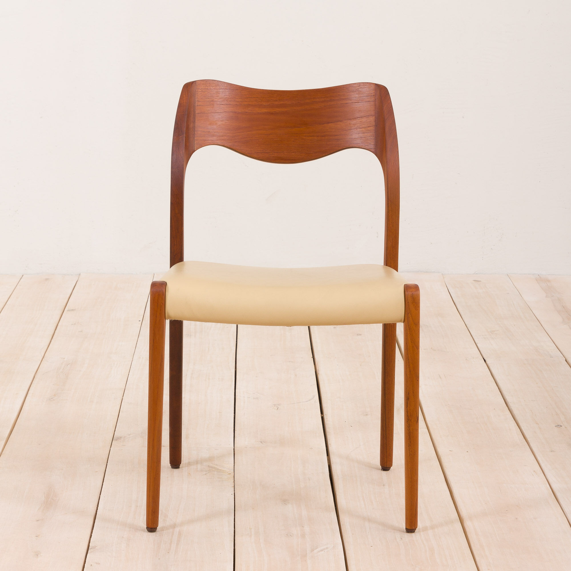 Niels O. Moller teak chair model 71, Denmark, 50s