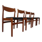 Teak dining chairs by Erik Buch for Od Møbler, 1960s, set of 4.