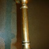 Pair of gilded brass candlesticks