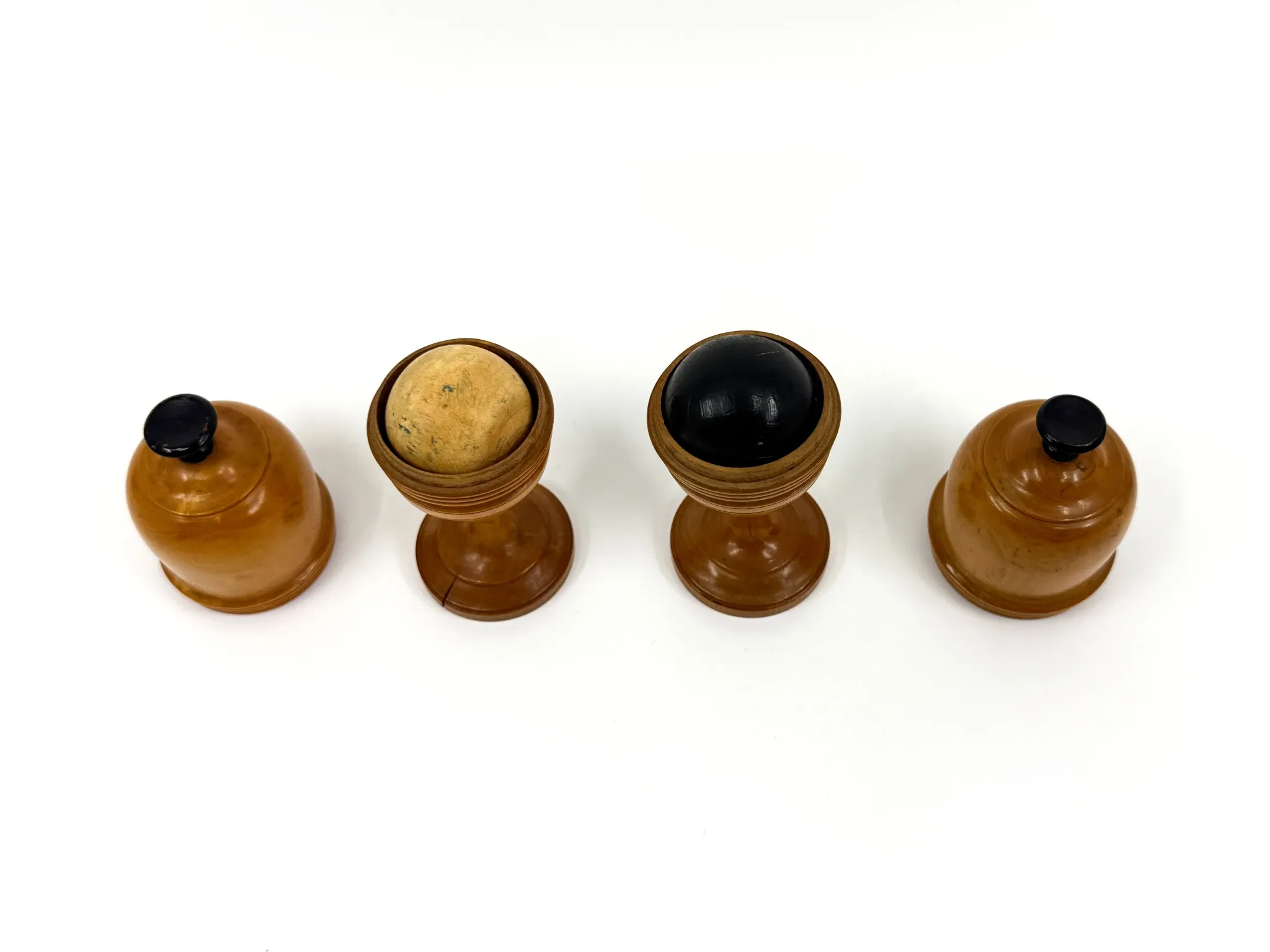 Magic trick vases • Turned boxwood • Napoleon III