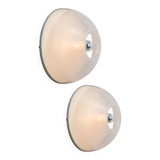 Pair of Tam-Tam Wall or Ceiling Lamp by Yoshiko Hasabe for Guzzini, 1970s