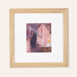 Violet quartz, acrylic on paper, 36 x 36cm