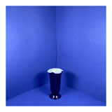 Blue vase in Limoges porcelain