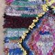 Colorful Boucherouite Moroccan rug - 72 x 154 cm