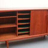 1960s teak sideboard Axel Christensen with sliding doors