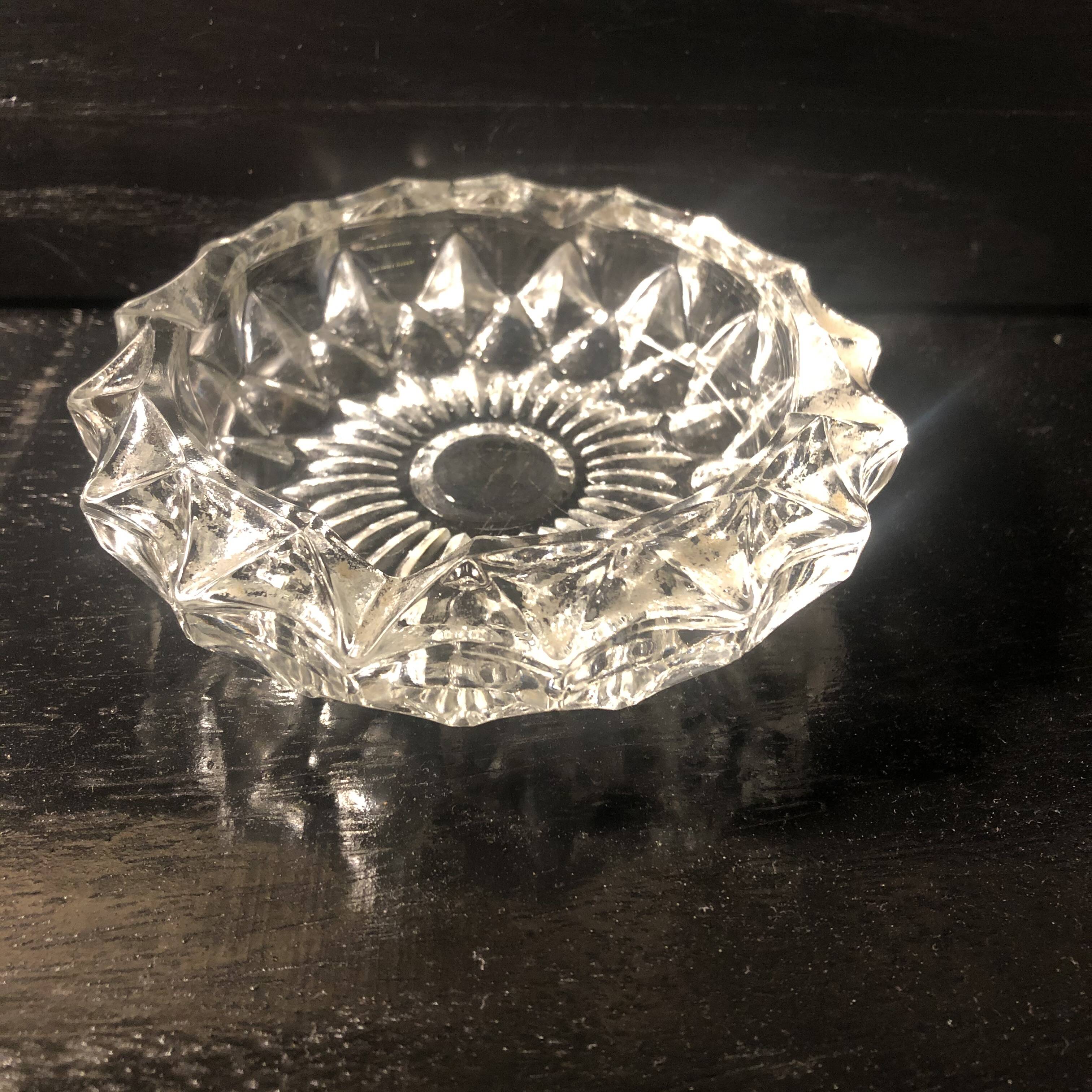 crystal ashtray