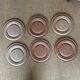 6 stoneware plates