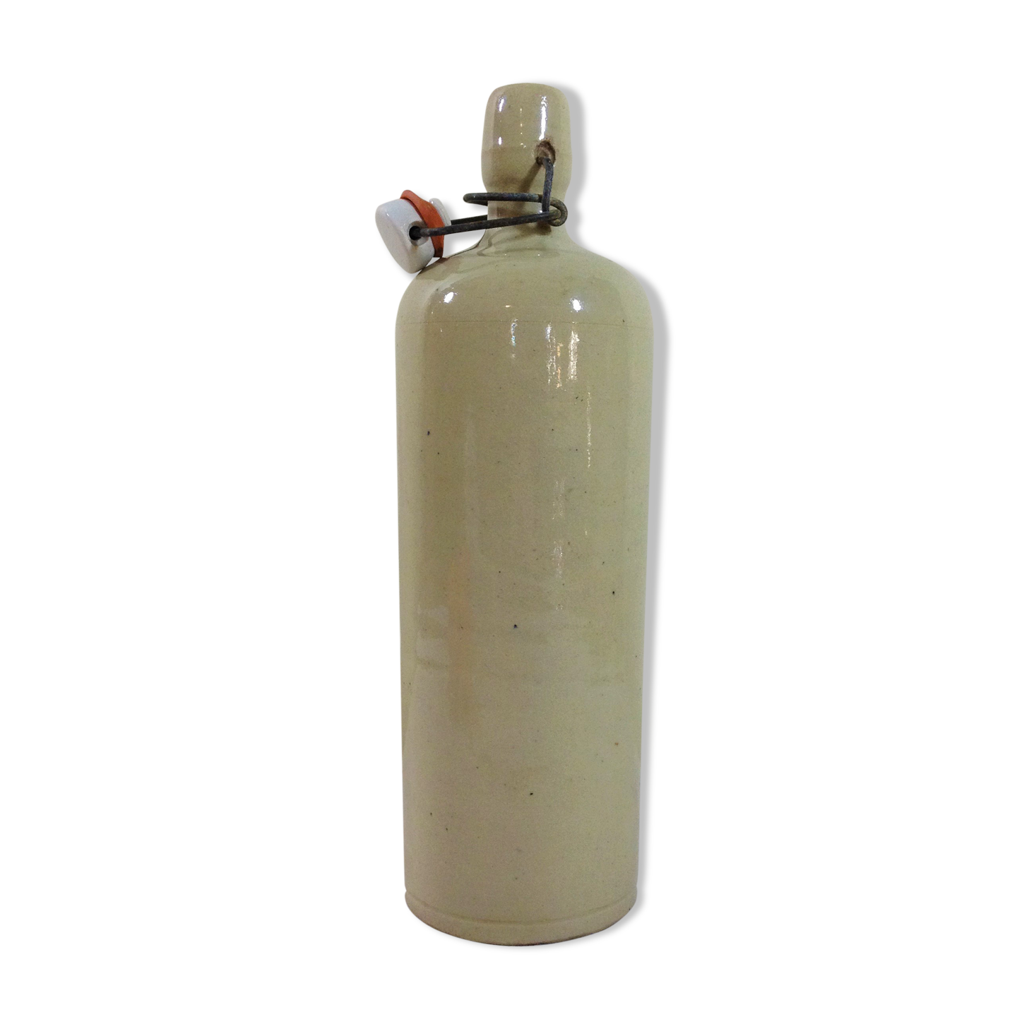 Glazed stoneware bottle