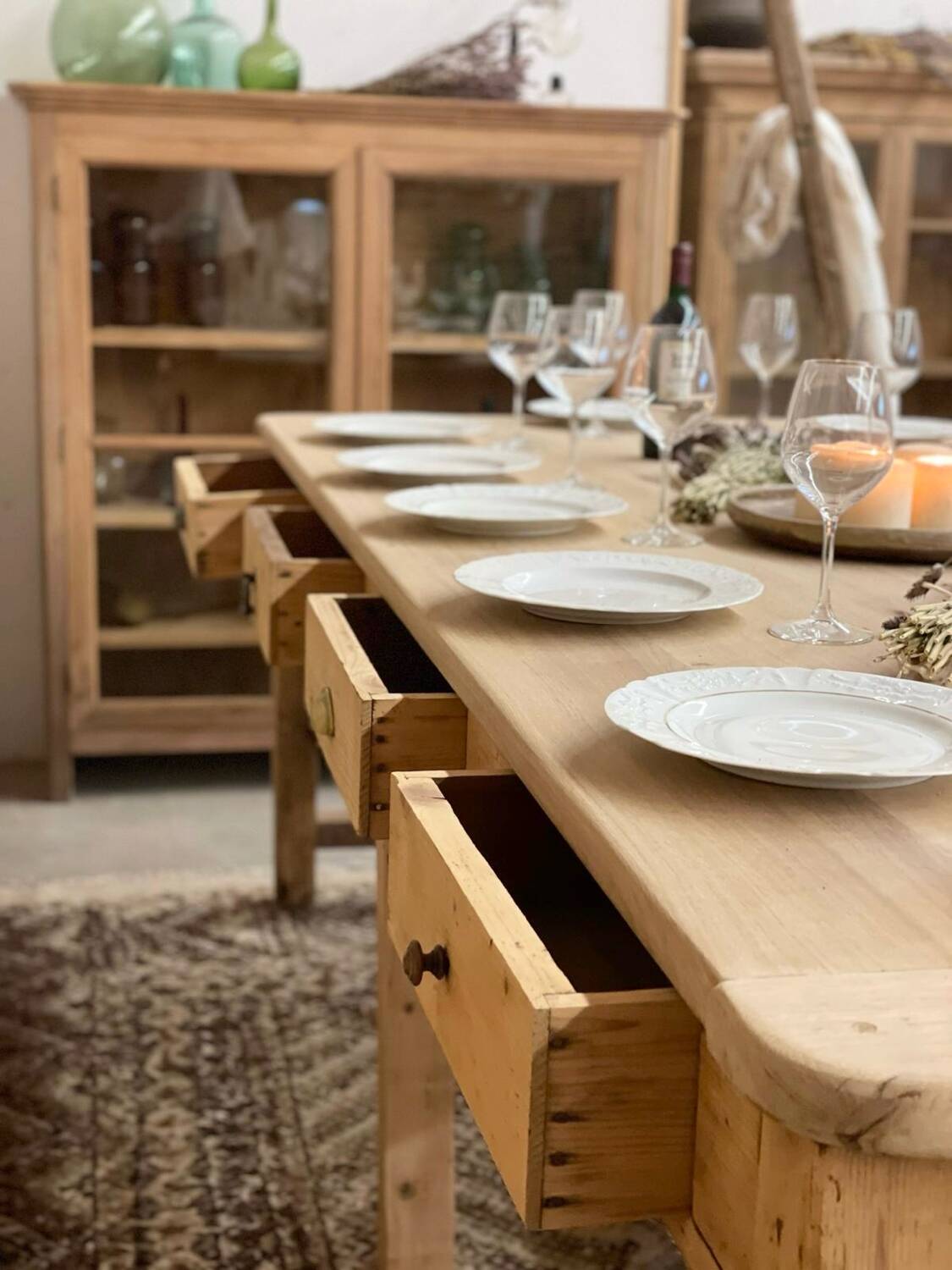 Very large farmhouse table