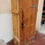 antique Wardrobe Vintage wardrobe made in a wooden crate