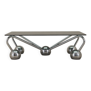 Table basse en verre,