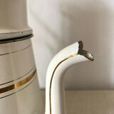 Antique coffee maker in enamelled sheet metal