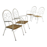 Four garden chairs from the 1960s