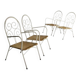 Four garden chairs from the 1960s