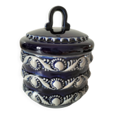 Pot en grès émaillé bleu RM Stein – Reinhold Merkelbach, années 60