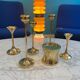 Candle holders 6 pieces F.W brass