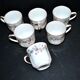 Limoges Haviland set of 6 floral porcelain coffee cups