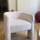 Sheep wool armchair Xastru