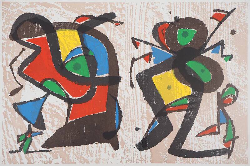 Joan miro: seduction, original engraving