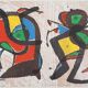 Joan miro : séduction, gravure originale