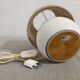 Lampe boule vintage métal et corde de jute