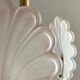 Vintage polished glass pendant lamp