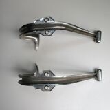 Two industrial iron paters