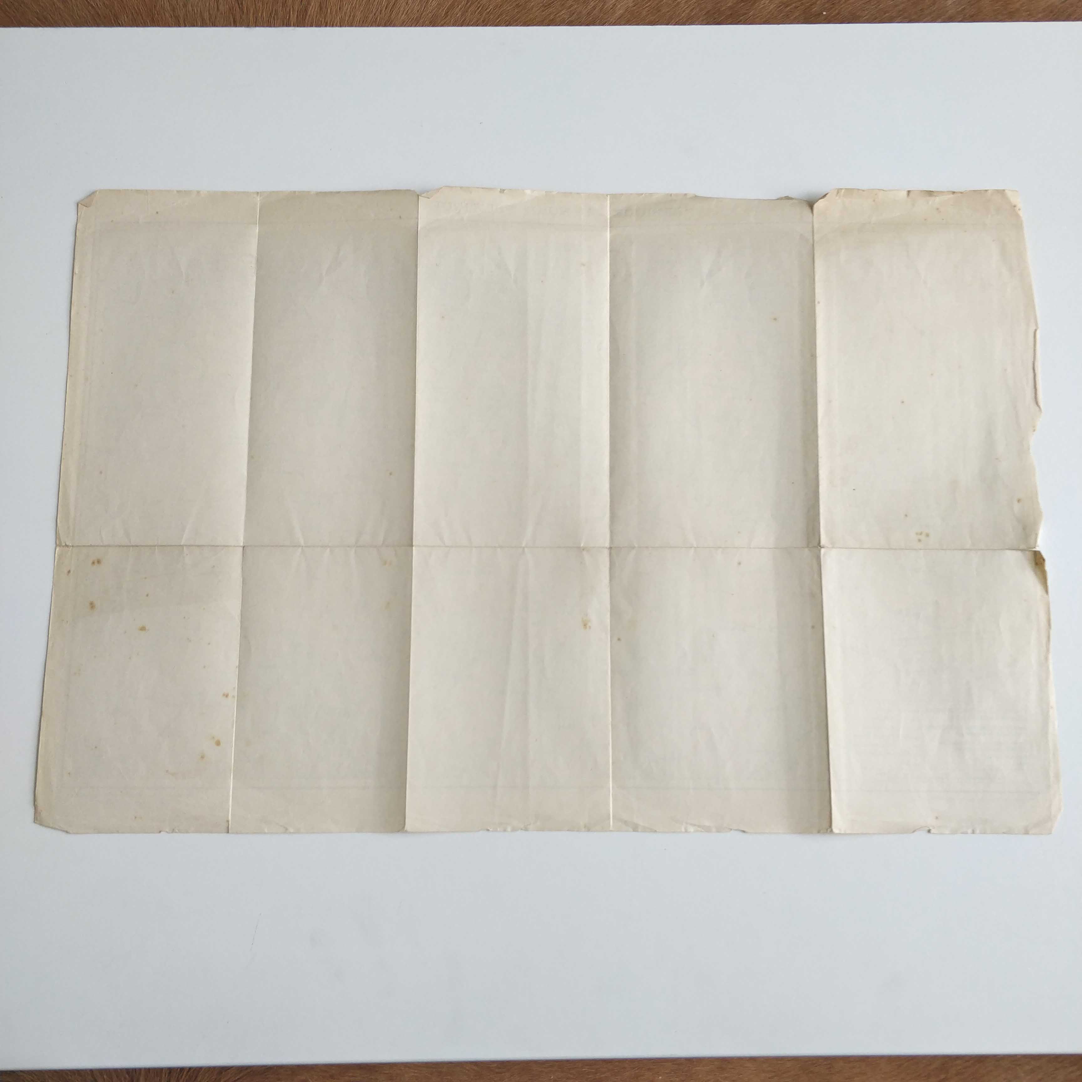 Carte Afrique du Nord 1931