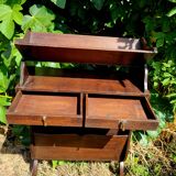 Meuble porte-revues en bois