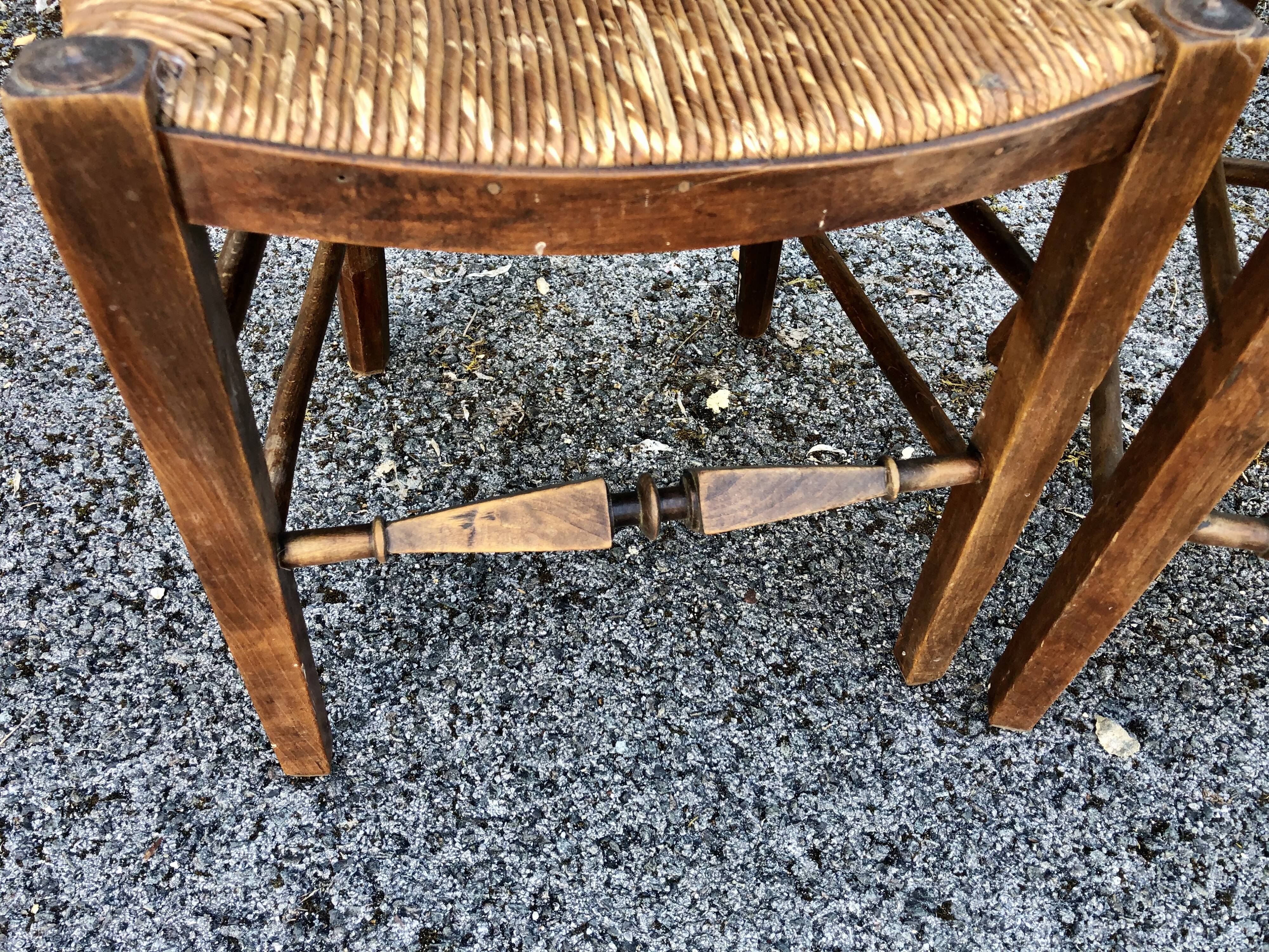 Pair of chairs early 19th century restoration