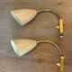2 appliques laiton orientables - Danemark années 50/60