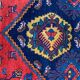 Carpet old Persian Malayer corridor 109x525 cm
