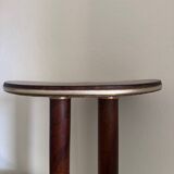 Art Deco wooden pedestal table
