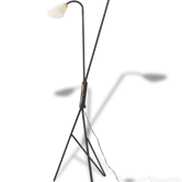 Great reading light floor lamp double 1950 vintage 50s rockabilly floor lamp French