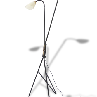 Superbe lampadaire liseuse double 1950 vintage 50S French rockabilly floor lamp